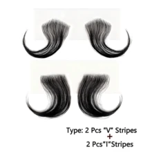 100% Human Hair Baby Hair Edge Invisible Transparent Lace Front Hairpieces For Women Lightweight&Breathable Baby Hair Lace Topper Hand Knotted Lace Natural Hairline Coverage - Multicolor - View 13