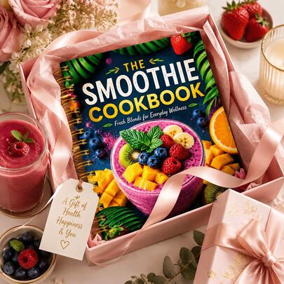 Spiralblock för smoothie- och juice-recept, planerare med tutorial för smoothies på färsk frukt och grönsaker, referensbok för daglig blandning av hälsosamma drycker, anteckna olika smoothie-recept på frukt och grönsaker, lär dig göra näringsrika hemgjorda smoothies, skapa en hälsosam daglig kost, färgglatt omslag i frukt- och grönsaksstil, metallspiralbindning för platt liggande skrivning och bläddring, referensbok för hemgjorda drycker, för matentusiaster att anteckna recept, lämplig som kreativ livsstilsgåva