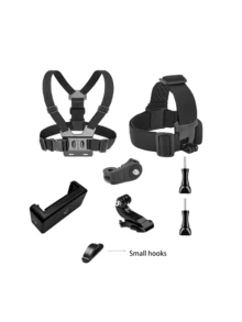 Action Camera Accessories Chest Strap PC Outdoor Cycling Off-Road Chest Mount Bracket Set, Phone Head Mount Chest Back Strap Bracket, Adjustable, Enhanced Stability And Versatility - View 9