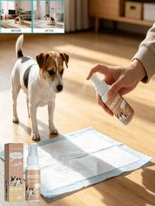 Pet Toilet Training Inducer Spray, Pet Litter Box Training Inducer, This Toilet Training Spray Uses A Special Scent To Guide Pets To Use The Designated Toilet Area Effectively. It Can Prevent Random Urination And Defecation Behavior, Making Home Training Easier. Easy To Use, Just Spray The Mist On The Target Area. (Product Upgrade, Outer Packaging May Differ Slightly But Effect Is The Same, New And Old Models Randomly Distributed) - 30ml - View 2