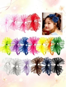 1pc Women's Lace Bow Headband Hair Accessory, Suitable For Halloween And Various Holiday Theme Party Costume Props And Daily Dress-Up Accessories - Multicolor - View 8