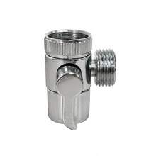 Van chia nước vòi 2 ngả, đầu chuyển vòi xịt cầm tay, bộ chia dòng nước cho bồn rửa phòng tắm và tắm thú cưng, phù hợp cho chủ nhà và người nuôi thú cưng, quà tặng Ngày của Cha và Giáng Sinh - Đầu chuyển vòi nước chia nước - Xem 11