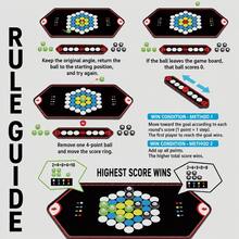Magnetic Curve Ball Battle Board Game, Two Players Competitive Tabletop Battle Game, Parent-Child Interactive Puzzle Game, Educational Logic Training Toy, Fun Family Party Game Gift For Boys Girls - Multicolor - View 3