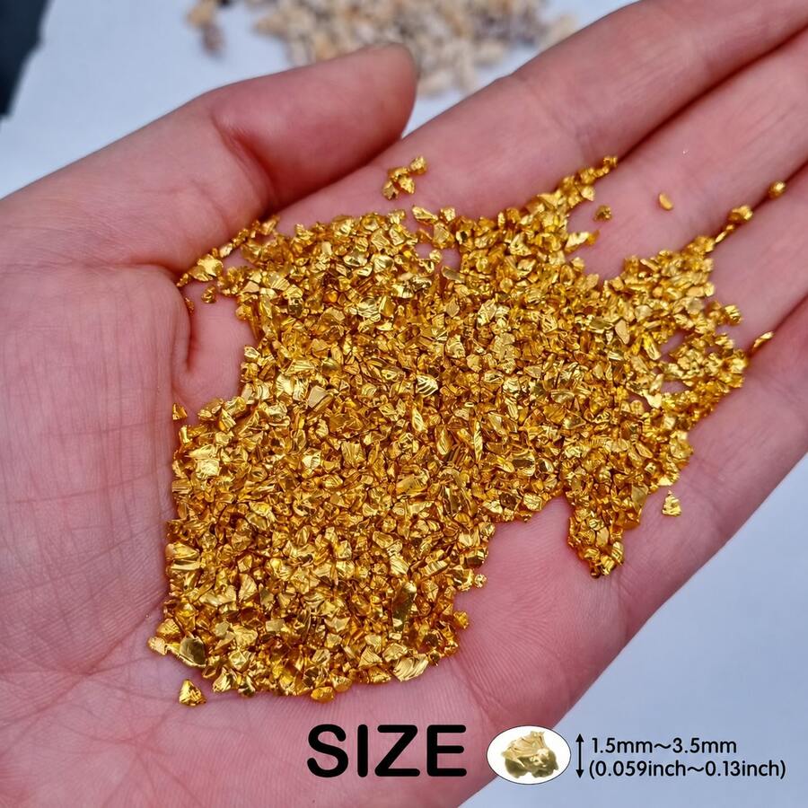 100g/3.52oz Crushed Glass Crafts, Asymmetrical Small Pebbles Decoration, Suitable For DIY Candle Making, Water Drop Glue Filling, Mold Filling, Jewelry Making Decoration Accessories, Arts & Crafts - 100g/bag - View 1