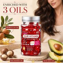40Pcs Set HAIR VITAMIN Hair Hair Treatment Serum - No Rinse With Argan Macadamia Avocado Oils -Vitamins A C E -Conditioner For Women & Men Haircare Fragrance Care Essential Oil - Various Styles - View 8
