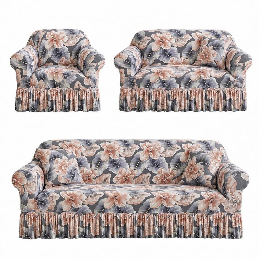 Sofa Slipcovers - Flowers - View 1
