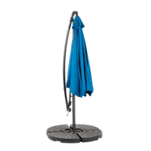 Best Choice Products 10ft Offset Hanging Market Patio/Easy Tilt Adjustment, Polyester Shade, 8 Ribs Backyard, Poolside - ( Dark Blue ) (No Base) - 深藍色 + 鋼鐵 + 花園與戶外 - 查看 3