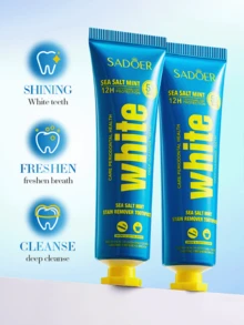 SADOER 10件/組 小蘇打益生菌牙膏，深層清潔牙齒，美白亮白牙膏 150g - [熱銷]牙膏5件套 - 查看 2