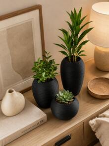 北歐現代極簡創意陶瓷花瓶裝飾工藝品，居家客廳電視櫃裝飾花藝插花 - 1PC - 查看 9