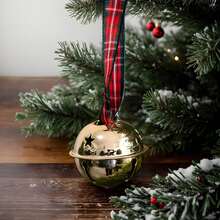 8pcs Reusable Christmas Bells With Rope, Outdoor Christmas Bell Decorations, Suitable For Decorating Christmas Tree, Wreath, Garland, Home Decor, Bedroom Decor, Can Be Hung On Christmas Tree, Christmas Party Gift Decoration, Christmas Home Decor, Create A Strong Holiday Atmosphere, Christmas Winter Holiday Decoration Supplies, Bedroom Decor, Christmas Gift, Bridesmaid Gift, Suitable For Party, Date, Birthday Party Decoration - Multicolor - View 8
