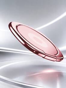 Support de téléphone rotatif à 360° en métal, support de doigt pliable ultra-fin, support de téléphone anti-chute, support de téléphone rond réglable, poignée arrière de téléphone, accessoire de smartphone universel, convient pour iPhone et Android, support de bureau mains libres - Multicolore - Voir 16