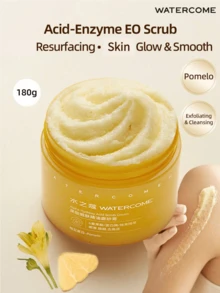 WATERCOME 180g Aroma Delicate Body Scrub,Acid-Enzyme Essential Oil ,AHA Skin Rejuvenation, Body Exfoliator With 100% Plant Essential Oil, Body Scrub For Toning Skin Cellulite Skin Care Body Exfoliant - #Pomelo - View 1
