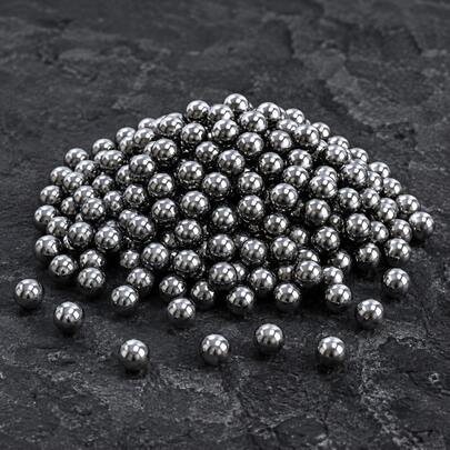 Metal Round Beads Loose Beads, Smooth Polished Steel Balls, DIY Handmade Decoration Accessories, Bearing Roller Ball Filling Material