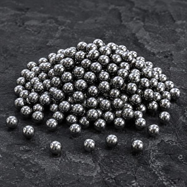 Metal Round Beads Loose Beads, Smooth Polished Steel Balls, DIY Handmade Decoration Accessories, Bearing Roller Ball Filling Material