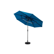 Aluminium 10ft 3 Tier Auto-Tilt (Khaki) (No Base) - 深藍色 + 鋼鐵 + 花園與戶外 - 查看 4