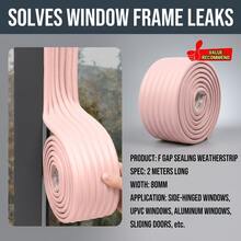 1/2m W-Shaped Self-Adhesive Door And Window Sealing Strip, Multi-Color Rubber Plastic Elastic Sealing Strip With Back Adhesive, Easy To Apply, Windproof And Dustproof For Door And Window Gaps, Winter Cold Protection, Heat Insulation, Noise Reduction And Anti-Collision Home Gap Sealing Accessory - Winter Window and Door Weather Stripping - View 15