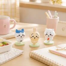 MINISO Chiikawa Picnic Blind Box Figure, Random 1 Design, For Desk Shelf Room Decor, Birthday Christmas Gift - Picnic Box - View 3