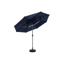 Aluminium 10ft 3 Tier Auto-Tilt (Khaki) (No Base) - 海軍藍 + 鋼色 + 花園與戶外 - 查看 8