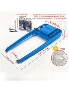 Portable Electric Hot Wire Foam Cutter DIY Craft Model Making Tool Hot Wire Cutter (Battery Not Included) For Sponge/KT Board - Blue - View 5