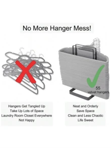 1pc Large Capacity Clothes Hanger Storage Rack, Adult Universal, Stainless Steel Material, Detachable Clothes Hanger, Space-Saving, Suitable For Home Storage And Organization, Can Be Used As Laundry Basket, Wardrobe Decoration, Room Decoration, Home Decor, Bedroom Decor, Etc. - Multicolor - View 10