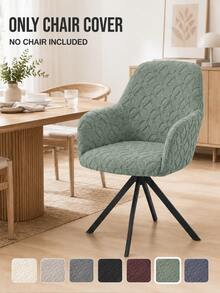 1pc Solid Color Nordic Style Armchair Cover, Home Decor Dining Chair Slipcover, All Season, Washable & Removable, Suitable For Kitchen, Wedding, Hotel - Multicolor - View 8
