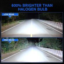 HYNBYZJ 2pcs H4 LED Projector Lens Car Headlight Bulbs Canbus 400W High Power Auto Motorcycle Lamp Plug And Play 12V 24V - A - View 7