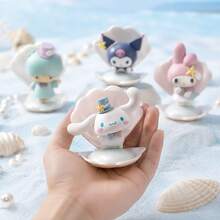 MINISO Sanrio Characters Series Ocean Holiday Blind Box, Cute Desk Collectible, Random 1 Design, For Desk Shelf Room Decor, Birthday Christmas Gift - Random Style - 1 Blind Box - View 4