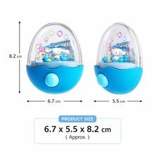 MINISO Sanrio Characters Light-Up Egg Ring Toss Machine Blind Box, Random 1 Design, For Desk Shelf Room Decor, Birthday Christmas Gift - Random Style - 1 Blind Box - View 6