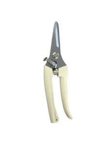 Stainless Steel Garden Pruning Shears, Straight Blade And Curved Blade Dual Style Pruning Tool, Non-Slip Plastic Handle Plant Trimming Scissors, Suitable For Flowers, Shrubs, Fruit Tree Branch Pruning, Home Gardening Manual Cutting Tool - Multicolor - View 8