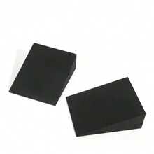 Squat Wedge Support Block, Suitable For Yoga, Strength Training And Deep Stretching, Squat Support Triangular Wedge Block, Deep Leg Bend Yoga Brick, Fitness Squat Wedge, EVA Leg Lift Stretching Inclined Board - Black - View 9