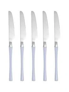 5pcs Stainless Steel Steak Knife Set, Suitable For Family Gatherings, Holiday Feasts, Buffet, Wedding Parties - View 8