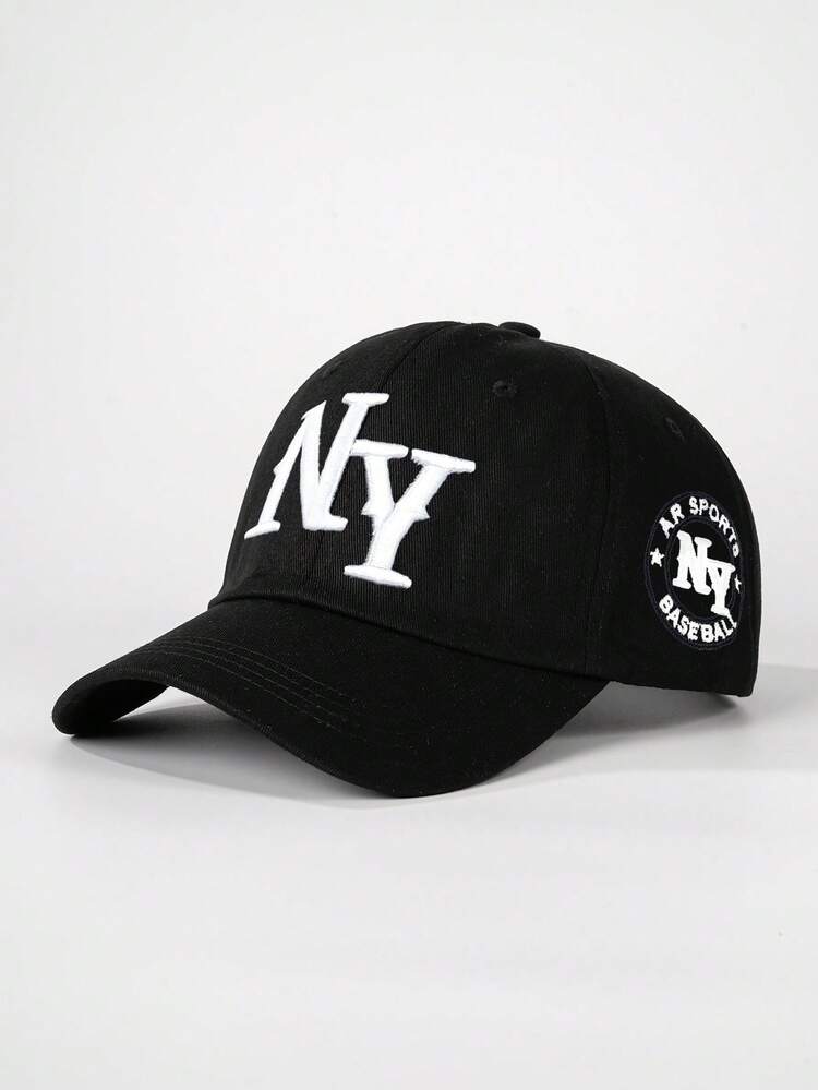 3/1pc Embroidered NY Baseball Cap Outdoor Sun Protection Casual Hat Suitable For Boys And Girls Spring Autumn Travel Beach Vacation Sun Hat - Baseball Cap - View 34