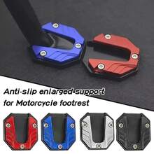 Motorcycle Side Stand: Non-Slip Motorcycle Side Stand Extended Base Plate, Motorcycle Accessory With Extended Non-Slip Side Stand Base, Suitable For Motorcycles, Electric Bikes, Scooters And Other Motorcycles - Foot Pedal - View 3