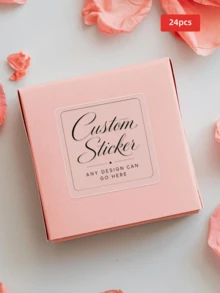 1/24/96/180pcs Customizable Waterproof & Oil-Resistant Stickers, Customizable Text, Suitable For Planner Decoration, Luggage, Envelope Sealing, Gift Packaging. Perfect For Best Friends, Brothers, Friends, Family, Partners, Newlyweds, Multiple Sizes Suitable For Graduation Ceremony, Wedding Party, Housewarming Party, Birthday Season - Multicolor - View 30
