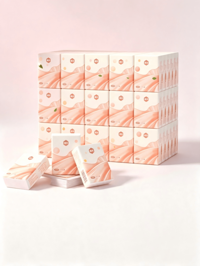 6/24/36/60/120pcs Mini Portable Pocket Handkerchief Tissues, Slim Compressed Pack Fits Handbags And Backpacks, Lint-Free Thickened Paper With High Absorption. Ideal For Sightseeing, Road Trips And Daily Outings, High Search Volume Travel(6pcs=1pack)