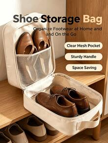 Portable Waterproof Travel Shoe Bag, Dust-Proof Large Capacity Shoe Storage Organizer, Multi-Functional Travel Shoe Storage Bag - Multicolor - View 3