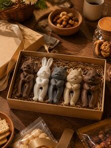 1/4/8pcs [Random Style] Animal Leg Seal Clips, Cute Animal Shaped Clips. Can Seal Coffee, Grains, Candy And Snack Bags Tightly, Functional Clips Formed By The Legs Of Each Animal. Moisture-Proof Bag Sealing Tool - View 7