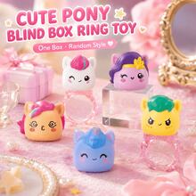 MINISO My Little Pony Fashion Ring Blind Box, 1 Random Design, Cute Collectible Accessory, Party Favor, Birthday & Christmas Gift - Pony Fashion Ring - View 2