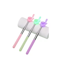 1pc/3pcs/6pcs Telescopic Glow Baton - Multi-Functional Extendable Light-Up Pointer, Teacher's Classroom Reading Stick, Student Learning Guide Pointer, Random Color Style, Classroom Reading Stretch Baton, Suitable For Teaching And Conducting, Home Or Classroom Use, Ideal For Teachers, Classrooms And Offices, Gift For Family, Friends, Colleagues, Stationery, School Supplies - Multi-color - View 5