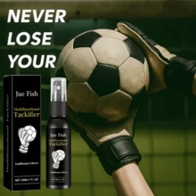 JUE FISH Goalkeeper Glove Grip Spray | Suitable For Goalkeeper Training And Match Use, Helps Improve Glove Grip Stability, Making Ball Control More Secure; Transparent Spray Texture, Does Not Affect Glove Softness, Can Be Lightly Sprayed Before Training To Enhance Grip Feel - A - View 4
