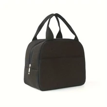 【客製化刺繡便當袋】客製化刺繡條紋保溫便當袋，可攜式迷你保冷手提袋，可重複使用便當盒，適合辦公室使用 - 彩色 - 查看 15