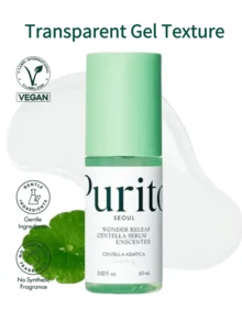 PURITO 60ml Cica 無香精精華液，含 34,860ppm 積雪草萃取，適合敏感肌與痘痘肌，舒緩鎮靜、保濕，純素、無香料，韓國保養 K-Beauty - Unscented 60ml - 查看 7
