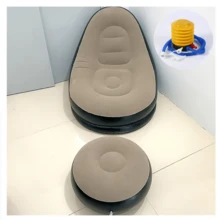 1 Sofa Tiup PVC, 1 Pompa Udara, 1 Selang Udara. Kursi Luar Ruangan PVC, Kursi Tiup, Kursi Portabel Lipat, Perlengkapan Luar Ruangan, Dekorasi Rumah, Kursi Bean Bag Tiup untuk Penggunaan Luar Ruangan, Kursi Kemah Tiup, Sofa Santai Tiup - MultiWarna - View 4