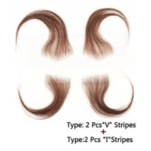 100% Human Hair Baby Hair Edge Invisible Transparent Lace Front Hairpieces For Women Lightweight&Breathable Baby Hair Lace Topper Hand Knotted Lace Natural Hairline Coverage - Multicolor - View 14
