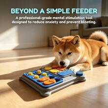Battery‑Free Smart Dog Slow Feeder Toy, Mental Stimulation Puzzle Game, Healthy Eating Design, Indoor‑Outdoor Use, Premium Christmas Gift For All‑Breed Dogs - Multicolor - View 12