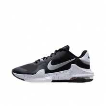 Nike Air Max Impact 4 Comfortable Cushioning Low-Top Basketball Shoes, Black & White, Men - Black and White - View 7