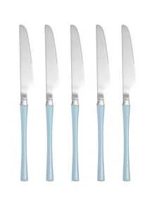 5pcs Stainless Steel Steak Knife Set, Suitable For Family Gatherings, Holiday Feasts, Buffet, Wedding Parties - View 9