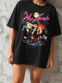 Women T-Shirts - 黑色 - 查看 1