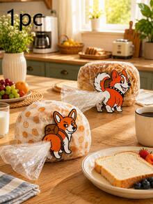 2/1pc Corgi Dog Butt Bread Clip & Snack Holder - 3D Printed Corgi-Shaped Plastic Bag Rack With Corgi Butt Design, Lightweight Kitchen Storage Accessory Suitable For Bread, Snacks, Pantry Decor - Gift For Pet Lovers, Corgi-Themed Home Decorationpcs - Multicolor - View 13