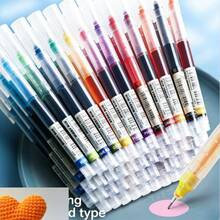 24pcs Colorful Liquid Ink Ballpoint Pens Neutral Pen Set Drawing Supplies - Sets - View 4
